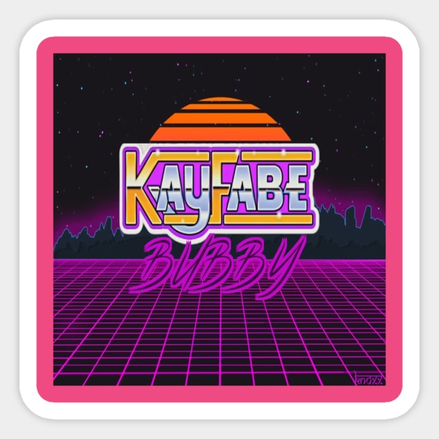 Kayfabe Bubby Sticker by Billy Knoxx